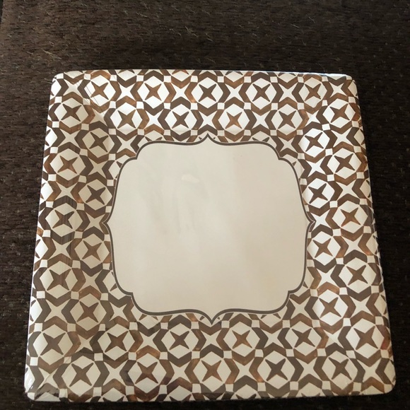 Thanksgiving Place Setting 8 Disposable Square Easy Clean Up - Picture 3 of 6